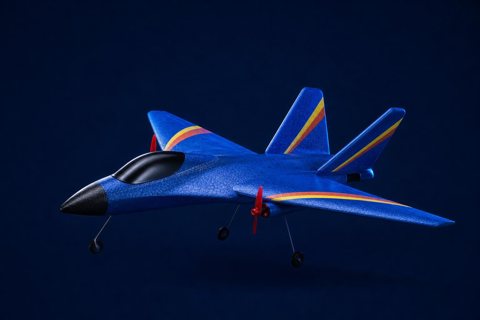 Side view of the RC plane and its parts
